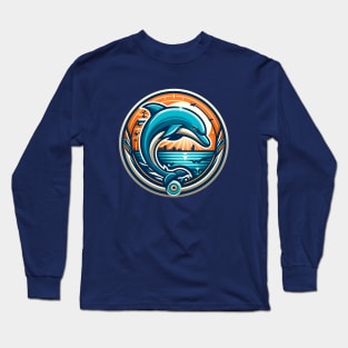 Miami Dolphin Sun Light Long Sleeve T-Shirt